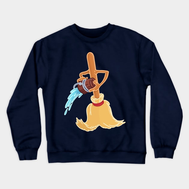 Mean Broom Crewneck Sweatshirt by Fransisqo82